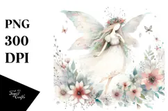 Washed Whimsicall Fairy PNG Product Image 1