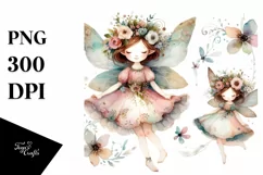 Washed Whimsicall Fairy PNG Product Image 3