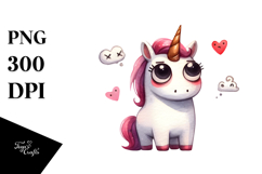 Expressive Unicorn, High-Res PNG Product Image 1