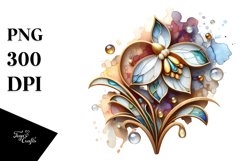 Stained Snowdrop Marble Splash Clipart Product Image 3