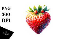 Strawberry Heart PNG Product Image 1
