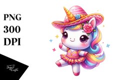 Colorful Baby Unicorn Rumba Dancer&#039;s Outfit PNG Product Image 3