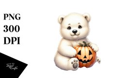 Cute Baby Polar Bear Clipart Product Image 1