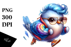 Cool Running Dove, Transparent PNG Product Image 1