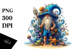 Vibrant Gnome Digital Painting | Sublimation Clipart Product Image 3