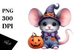 Cute Baby Mouse for Halloween | Clipart Product Image 3