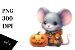 Cute Baby Mouse for Halloween | Clipart Product Image 3