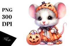 Cute Baby Mouse for Halloween | Clipart Product Image 3