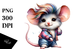 Cool Posing Mouse, Transparent PNG Product Image 1