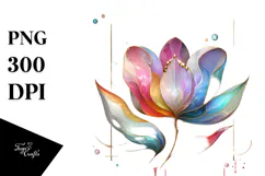 Colorful Tulip and Anemone PNG Product Image 1