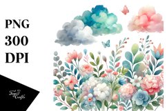 Cloud Watercolor PNG Product Image 1