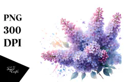 Metallic Lilac with Details, PNG Product Image 1