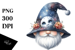 Cute Gnome with Big Hat, PNG Product Image 1
