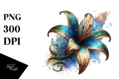 Abstract Lily Splash Clipart Product Image 3