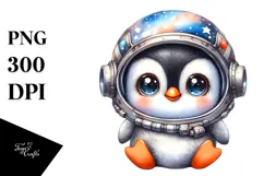 Cute Baby Penguin PNG Product Image 1