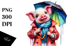 Cool Posing Pig, Transparent PNG Product Image 1