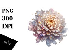 Shiny Chrysanthemum Golden | Clipart Product Image 3