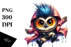 Funny Baby Owl, Transparent PNG Product Image 1