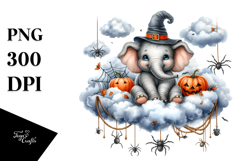 Rhino on Halloween Night, High-Res PNG Product Image 1