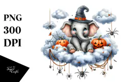 Rhino on Halloween Night, High-Res PNG Product Image 1