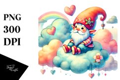 Adorned Gnome Cloud PNG Product Image 1