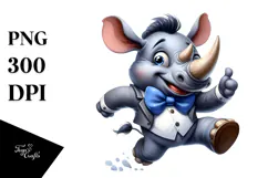 Facial Rhino Expression, Transparent PNG Product Image 1