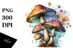 Detailed Magical Mushroom PNG Product Image 1