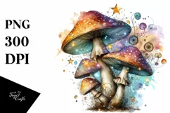 Detailed Magical Mushroom PNG Product Image 1
