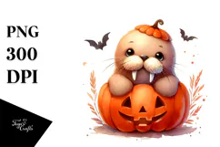 Cute Baby Walrus, Transparent PNG Product Image 1