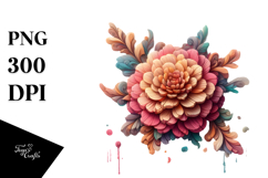 Stained Marigold PNG Product Image 1
