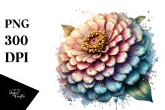 Glossy Zinnia PNG Product Image 1