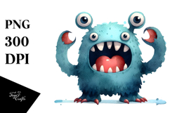 Funny Simple Monster PNG Product Image 1