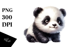 Cute Baby Panda, PNG Product Image 1