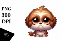 Crazy Funny Shih Tzu | Colorful Cartoon Product Image 3
