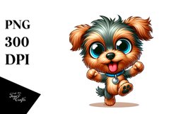 Crazy Funny Yorkipoo | Colorful Cartoon Product Image 1