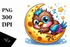 Colorful Baby Moon Eyes | Clipart Product Image 1