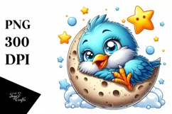 Colorful Baby Moon Eyes | Clipart Product Image 1