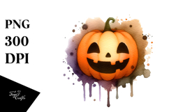 Spooky Jack-o&#039;-lantern Image, High-Res PNG Product Image 1
