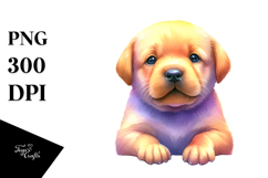 Expressive Baby Golden Retriever, Trending PNG Product Image 1