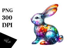 Colorful Bunny Made of PNG Product Image 1