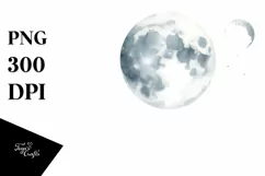 Simple Moon Tshirt|Tumbler|Mug|Clipart Product Image 3