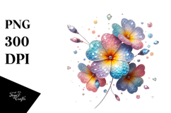 Colorful Glossy Diamond Primrose PNG Product Image 1