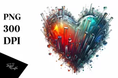Heart Digital Painting PNG Product Image 1