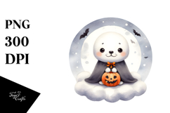 Cute Baby Seal Halloween Image Product Image 1