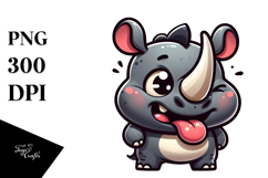 Sarcastic Rhino, High-Res PNG Product Image 1