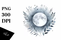 Chic Moon Tshirt|Tumbler|Mug|Clipart Product Image 3