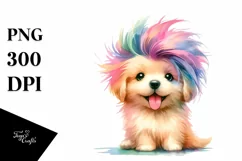 Expressive Baby Golden Retriever PNG Product Image 1