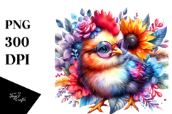 Dramatic Baby Rooster, PNG Product Image 1