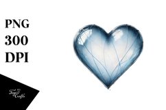 Simple Watercolor Heart PNG Product Image 1