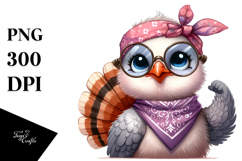Funny Baby Turkey Dove PNG Product Image 1